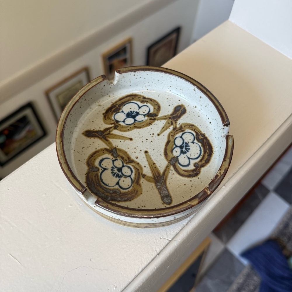 Vintage Handpainted Ashtray